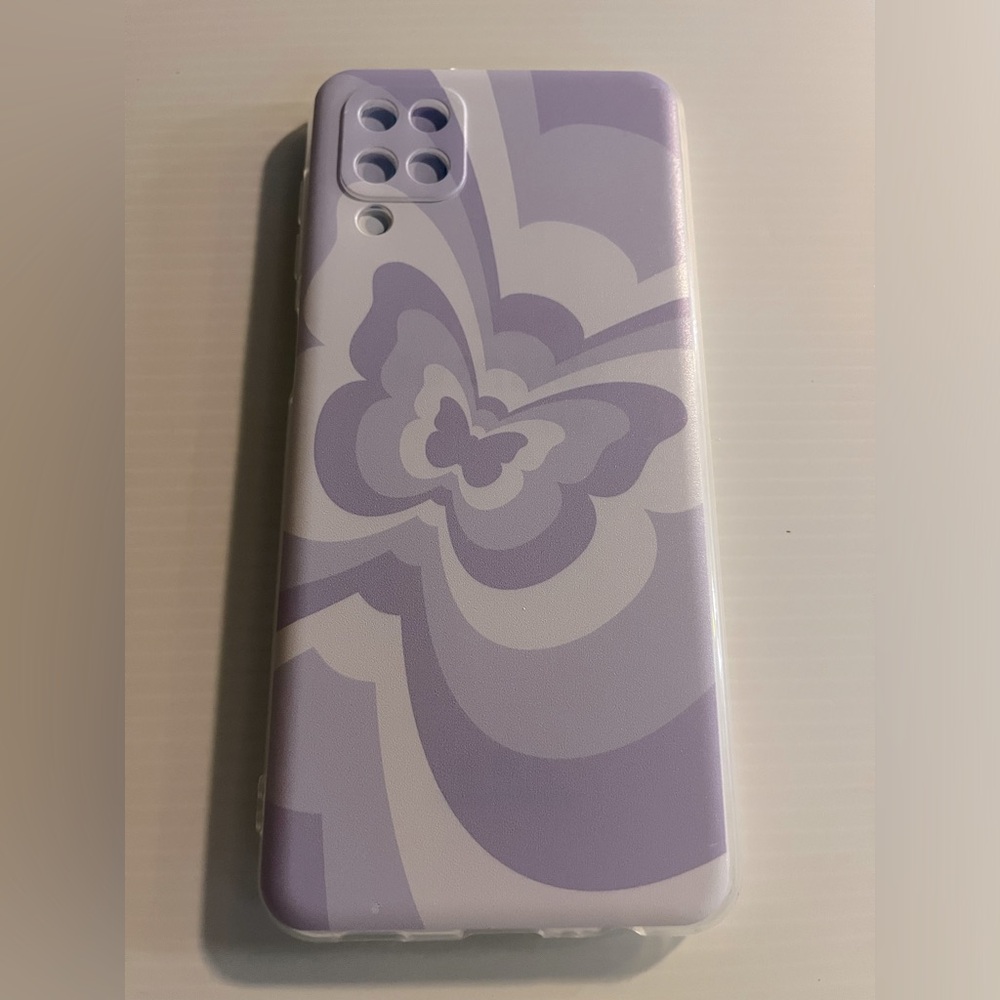 New Soft Phone Case for Galaxy A12 with butterfly